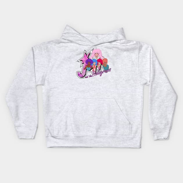 Love - Jem and the Holograms by BraePrint Kids Hoodie by Braeprint